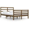 vidaXL Bedframe massief grenenhout honingbruin 140x200 cm