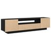 vidaXL TV-kast Zwart 160 x 35 x 40 cm Bewerkt hout