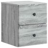 vidaXL Wandbeugel Bedkast Grijs sonoma 34,5 x 33 x 40 cm Bewerkt hout