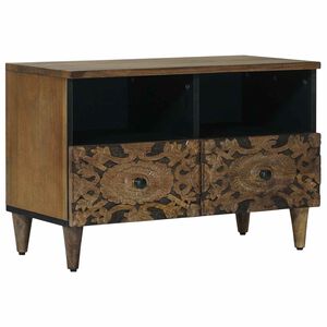 vidaXL TV-kast Bruin 70 x 33 x 46 cm Massief Mango Hout