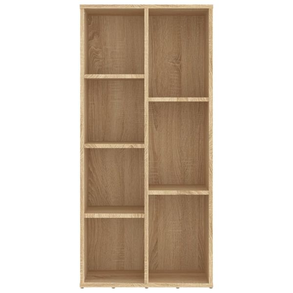 vidaXL Boekenkast 50x25x106 cm bewerkt hout sonoma eikenkleurig