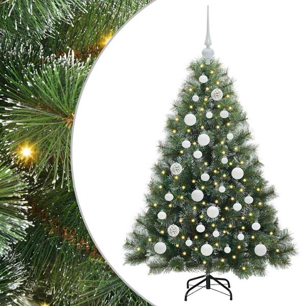 vidaXL Kunstkerstboom met 150 LED met standaard Groen 120 cm PE en PVC