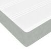vidaXL Boxspringbed met matras Lichtgrijs 80 x 200 cm Stof