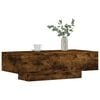 vidaXL Salontafel 100x49,5x31 cm bewerkt hout gerookt eikenkleurig