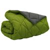 vidaXL Winter Dekbed Groen en Antraciet 220 x 240 cm Microfiber
