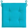 vidaXL Tuinstoelkussens 6 st 50x50x4 cm stof turquoise