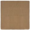 vidaXL Gebied Tapijt Lichtbruin 300 x 300 cm Jute