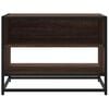vidaXL Tv-meubel 61x40x46 cm bewerkt hout metaal bruin eikenkleur