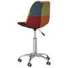 vidaXL Eetkamerstoelen draaibaar 6 st patchwork stof