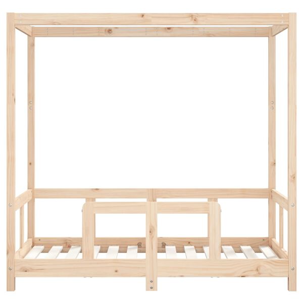 vidaXL Kinderbedframe 70x140 cm massief grenenhout