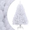 vidaXL Kunstkerstboom met scharnieren en standaard 120 cm wit
