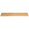 vidaXL Tafelblad met natuurlijke rand 110x40x2,5 cm massief mangohout