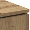 vidaXL TV-kast Artisan Eiken 100 x 38 x 49 cm Bewerkt hout