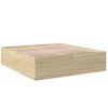 vidaXL Bedframe bewerkt hout sonoma eikenkleurig 180x200 cm
