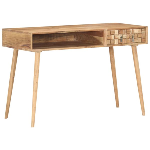 vidaXL Schrijftafel 115x50x76 cm massief acaciahout