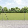 vidaXL Hecke met palen Grijs 1.2 x 25 m Staal