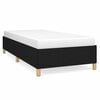 vidaXL Bedframe zonder matras 90x190 cm stof zwart