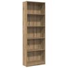 vidaXL Boekenkast Artisian Oak 60x24x176 cm bewerkt hout