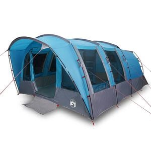 vidaXL Tunneltent voor gezin 8-persoons waterdicht blauw