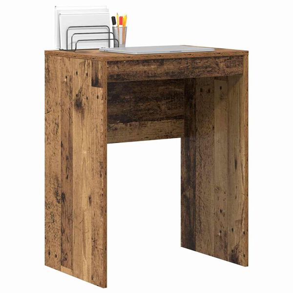 vidaXL Bureau Oud hout 60 x 40 x 76 cm Bewerkt hout