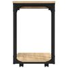 vidaXL Bijzettafel met wieltjes 50x35x55,5 cm hout sonoma eikenkleurig