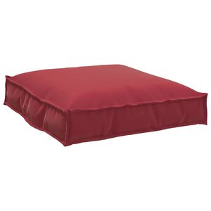 vidaXL Pallet Kussen Set 2 pcs Wijnrood Oxford Stof