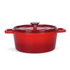 Livoo Braadpan rond 4 L 24 cm rood