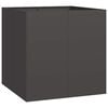 vidaXL Plantenbak 80x80x80 cm staal zwart