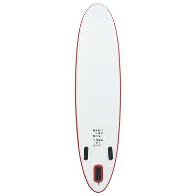 vidaXL Stand Up Paddleboardset opblaasbaar rood en wit