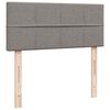vidaXL Ottoman bed met matras en LED's 120x200cm stof taupe