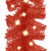 vidaXL Kerstslinger met LED-lampjes 10 m rood