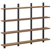 vidaXL Wandplank Oud hout 102 x 13,5 x 80 cm Bewerkt hout