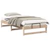 vidaXL Bedframe Bruin 100 x 200 cm Massief grenenhout