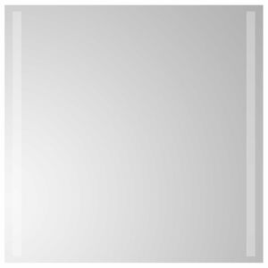 vidaXL LED Badkamer Spiegel Transparant 60 x 60 cm gehard glas