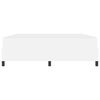 vidaXL Bedframe met matras Wit 180 x 200 cm Stof