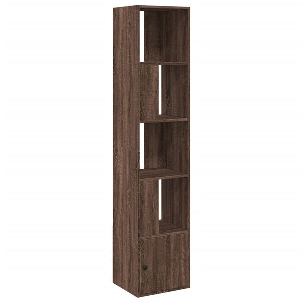 vidaXL Boekenkast 40x36x189 cm bewerkt hout bruin eikenkleurig