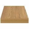 vidaXL Wandplank met opslag 4 pcs Bruin 50 x 23 x 4 cm Bewerkt hout