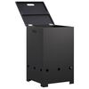 vidaXL Gasflesombouw 40 x 40 x 66 cm Staal Zwart