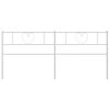 vidaXL Hoofdbord 193 cm metaal wit