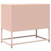 vidaXL Tv-meubel 68x39x60,5 cm koudgewalst staal roze