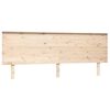 vidaXL Hoofdbord 204x6x82,5 cm massief grenenhout