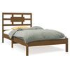 vidaXL Bedframe massief hout honingbruin 90x190 cm