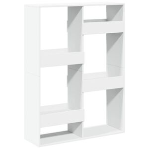 vidaXL Boekenkast 100x33x135 cm bewerkt hout wit