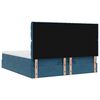 vidaXL Ottoman bed met matrassen en LED's 160x200cm fluweel