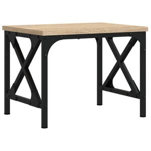 vidaXL Printerstandaard 40x30x31 cm bewerkt hout sonoma eikenkleurig