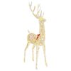 vidaXL 3D Kerst Rendier LOVIISA 250 LED's Warmwit 96 x 40 x 180 cm