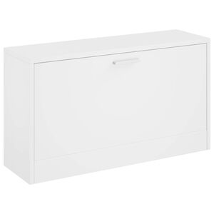 vidaXL Schoenen opbergkast 80x24x45 cm wit