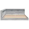 vidaXL Boekenkast Bed Grijs sonoma 180 x 200 cm Bewerkt hout