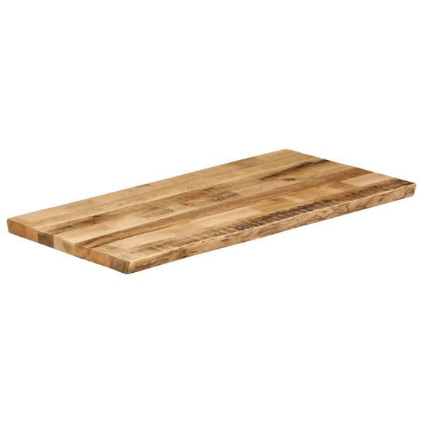 vidaXL Tafelblad met natuurlijke rand 100x60x2,5 cm massief mangohout