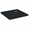 vidaXL Douche Basis Tray met Dots 80 x 80 x 4 cm ABS Zwart